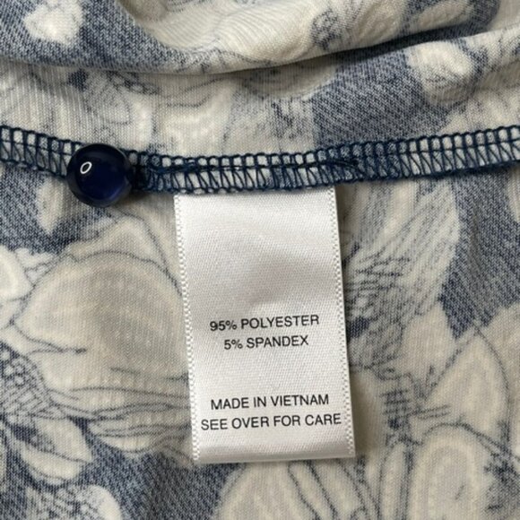 Fortune + Ivy Floral Sleeveless Top Blue White Casual Blouse - Picture 7 of 7